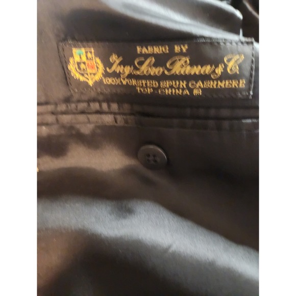 Mint 100% Cashmere Hart Schaffner Marx Gold Trumpet Men's Suit Jacket Blazer 50R - Picture 4 of 10